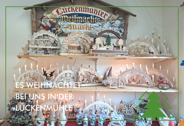 Weihnachtsartikel zum Weihnachtsmarkt
