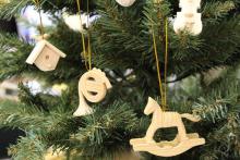 Lindenholz Christbaumschmuck Zweigschmuck Holzherz