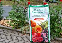 Qualitätsblumenerde