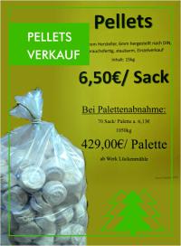 Pellets im Sack aus Lückenmühle 